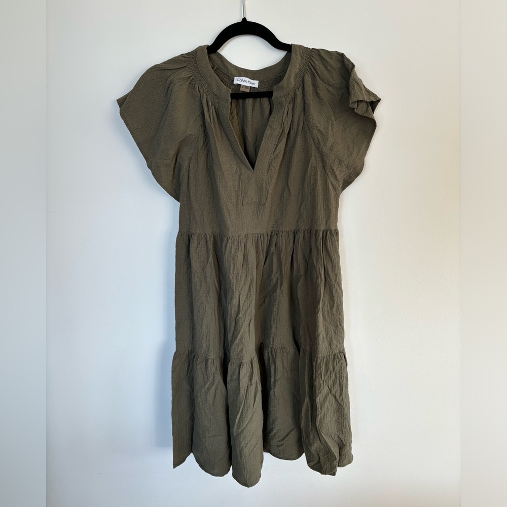 Calvin Klein tiered dress